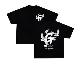 Gifted Doves T-Shirt | Premium 100% Cotton | High-Quality Print | Elegant Dove Design | GOD'S MOST GIFTED ®